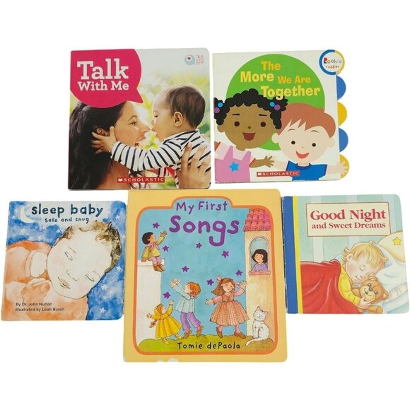 🪻BOGO🪻‎ Lot of 5 Baby Children's Board Books Mommy & Me Bedtime 1st Songs - Picture 1 of 11